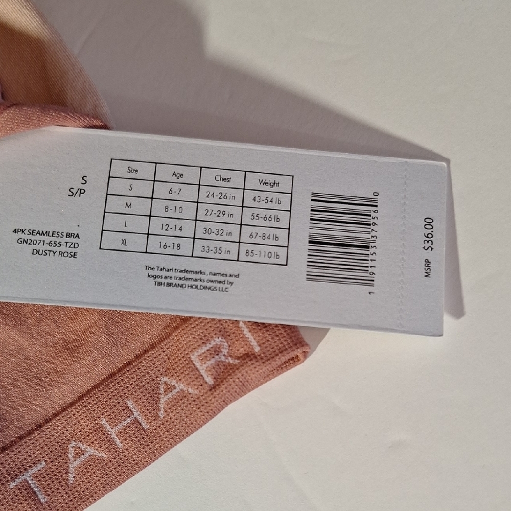 Tahari Pink and Gray Seamless Comfort Bras - Picture 3 of 4